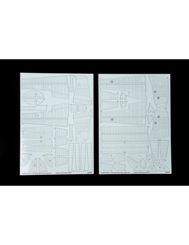 P-38J raised rivets & surface details for TAMIYA 