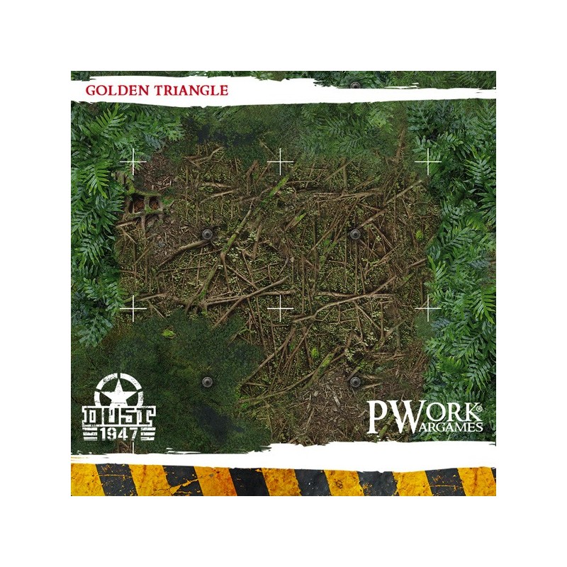 Tapis de jeu PVC Golden Triangle-Dust 1947...