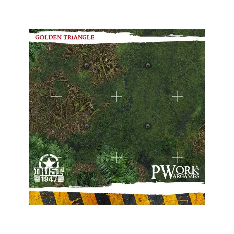 Tapis de jeu PVC Golden Triangle-Dust 1947...