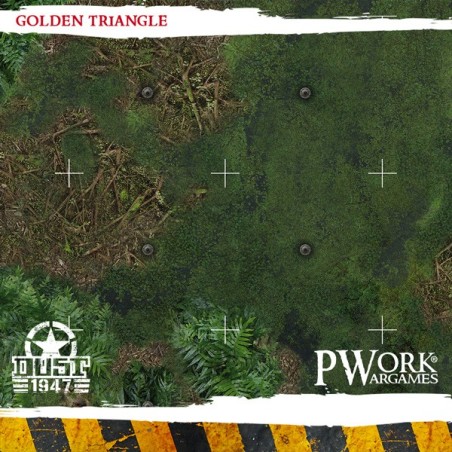 Tapis de jeu PVC Golden Triangle-Dust 1947 113x113cm