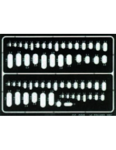 Ovale Gravierschablone 