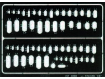 Ovale Gravierschablone 