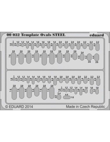 Template ovls STEEL for tool 