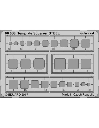 Template Squares STEEL 