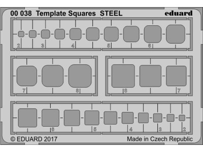 Template Squares STEEL 