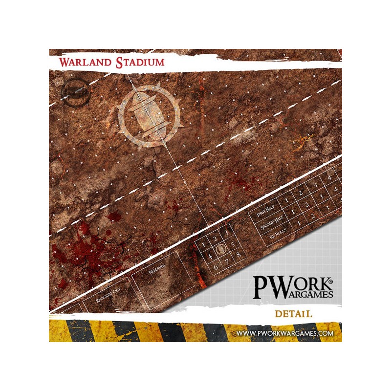 Tapis de jeu PVC Warland Stadium