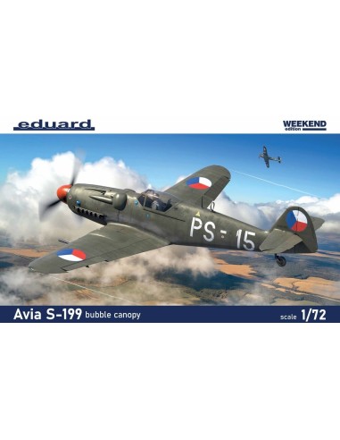 S-199 bubble canopy 1/72 EDUARD-WEEKEND 