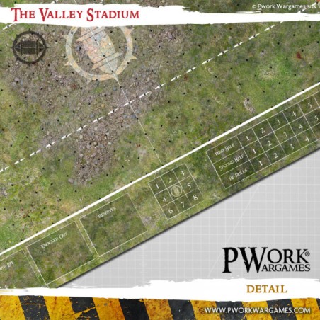 Tapis de jeu néoprène Valley Stadium
