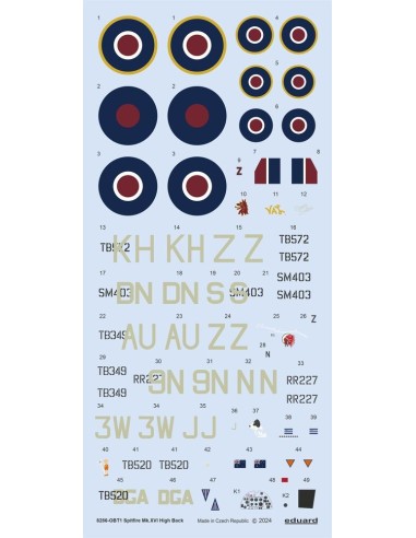 Spitfire Mk.XVI High Back 1/48 EDUARD-PROFIPACK 
