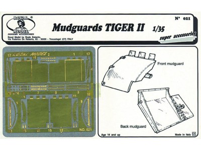Tiger II mudguards 