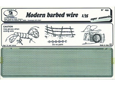 Modern babed wire 