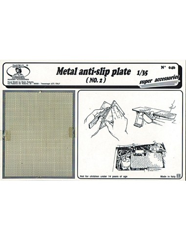 Metal anti-slip plate n.2 