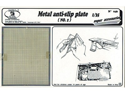 Metal anti-slip plate n.2 