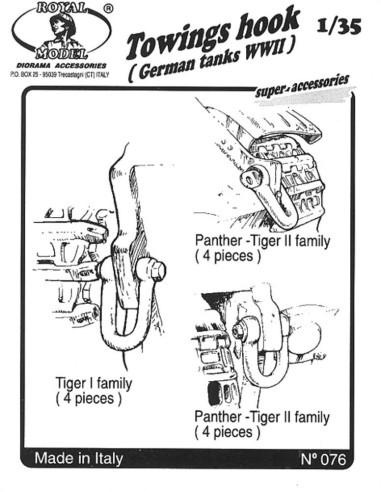 Towings hook German tank 