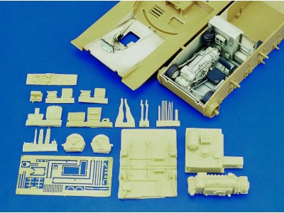 Wespe interior details (for Tamiya kit) 