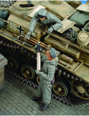Stug III Crew German - WWII (Russia ' 43) 1+1/2 fig. 