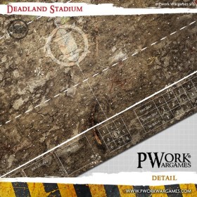 Tapis de jeu PVC Deadland Stadium