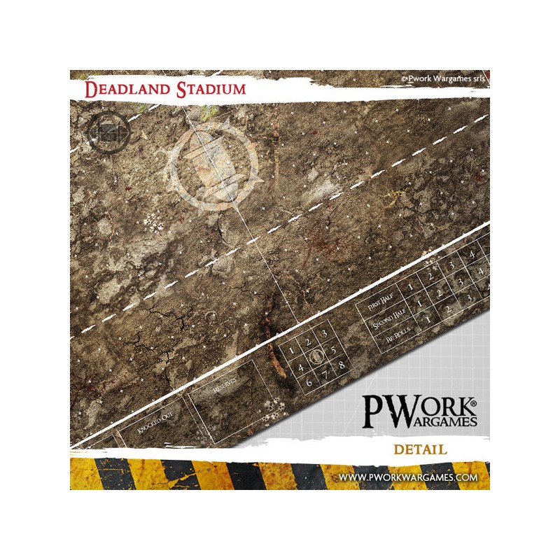 Tapis de jeu PVC Deadland Stadium