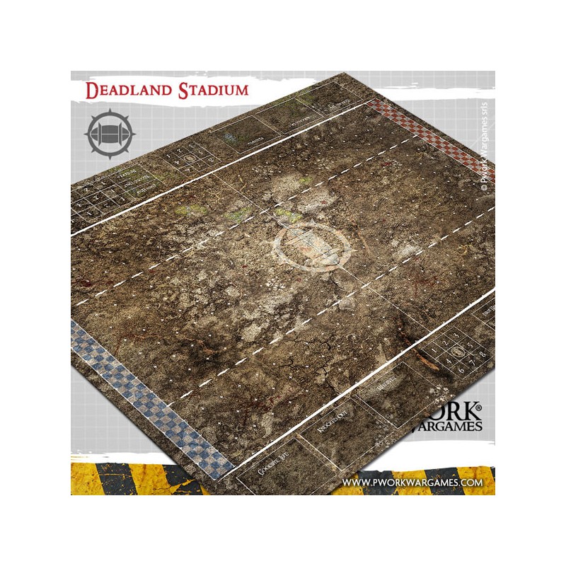 Tapis de jeu PVC Deadland Stadium