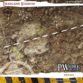 Tapis de jeu PVC Deadland Stadium