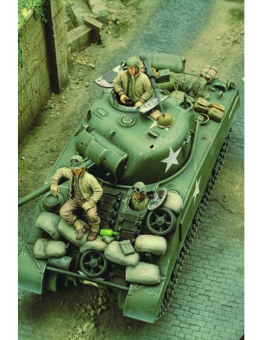 U.S. Sherman crew - WWII 
