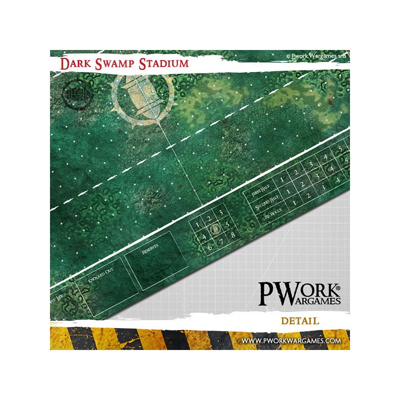 Tapis de jeu néoprène Dark Swamp Stadium