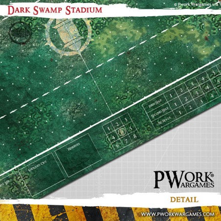 Tapis de jeu néoprène Dark Swamp Stadium