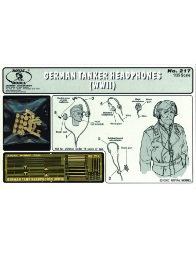 German tanker with head phones - WWII 