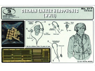 German tanker with head phones - WWII 