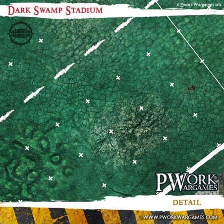 Tapis de jeu néoprène Dark Swamp Stadium