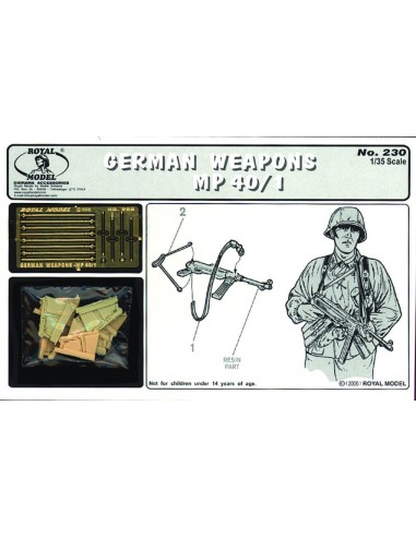 German weapons-MP40/1 (1/35 scale) 