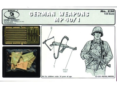 German weapons-MP40/1 (1/35 scale) 
