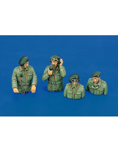 British tank crew-3/2 fig, - WWII 