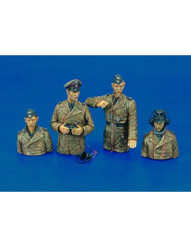 Waffen SS Tiger I crew - 3/2 fig-WWII 