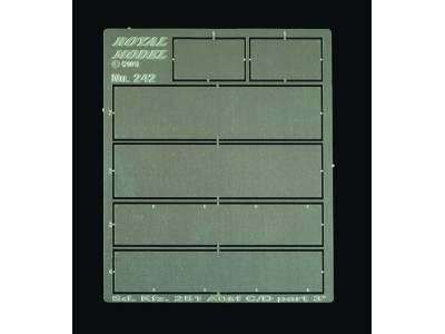 Sd. 251 C/D Interior Armour Plates (for Tamiya kit) 