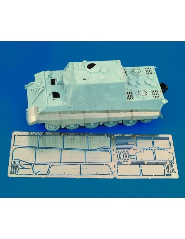 Fenders with Zimmerit-Jagdtiger (for Dragon kit) 