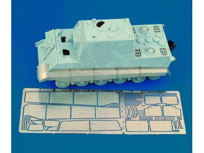 Fenders with Zimmerit-Jagdtiger (for Dragon kit) 