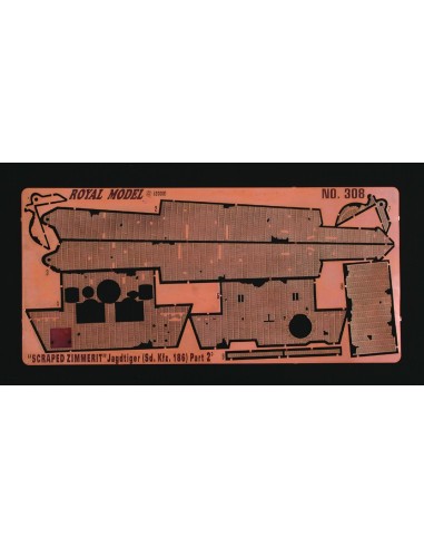 Scraped Zimmerit Jagdtiger Part 2 (for Dragon kit) 