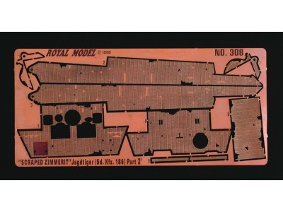 Scraped Zimmerit Jagdtiger Part 2 (for Dragon kit) 