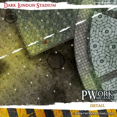 Tapis de jeu néoprène Dark London Stadium