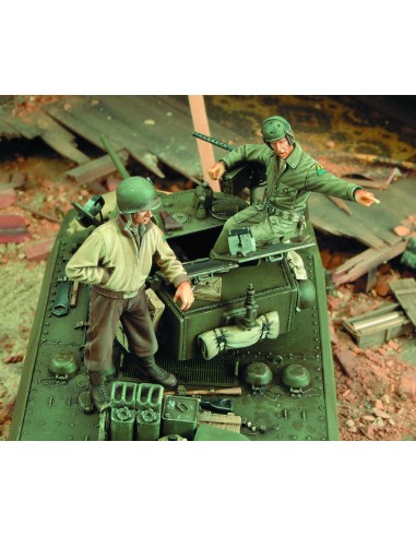 M3A3 Stuart Crew-WWII 