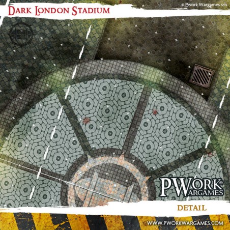 Tapis de jeu néoprène Dark London Stadium
