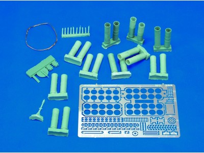 Pazerwerfer Turret details (for Italeri kit) 