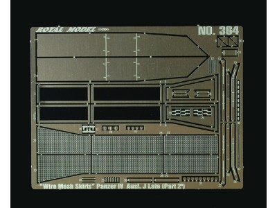 Wire Mesh Skirts Panzer IV Ausf. J Late - Part 2 