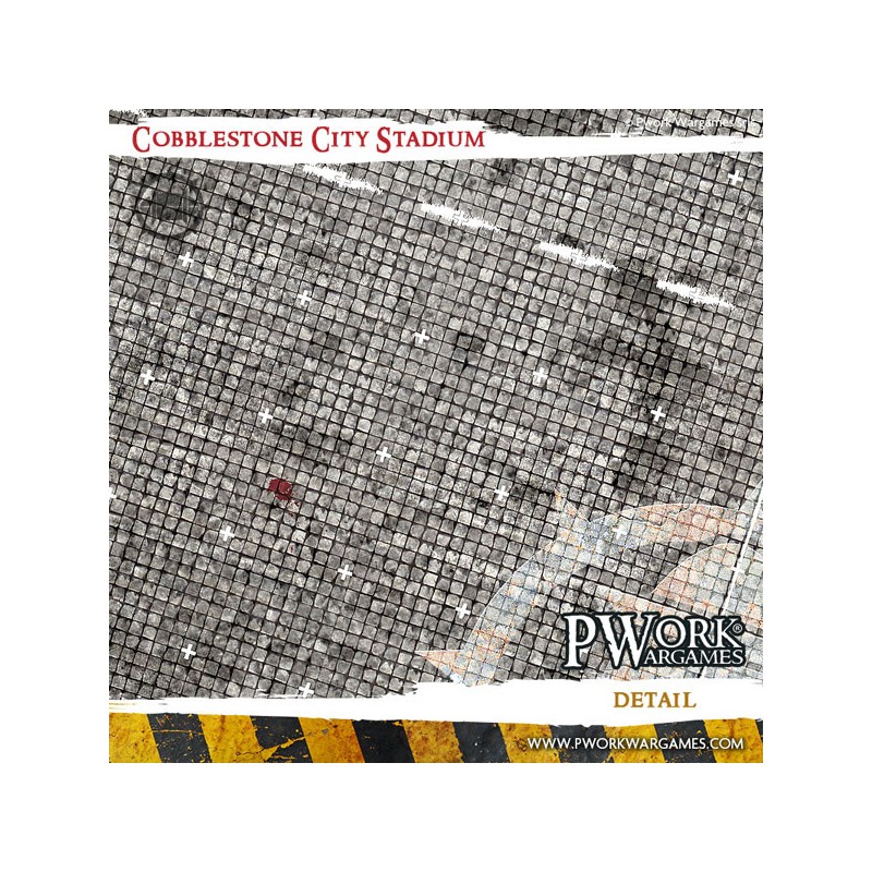 Tapis de jeu néoprène Cobblestone Stadium