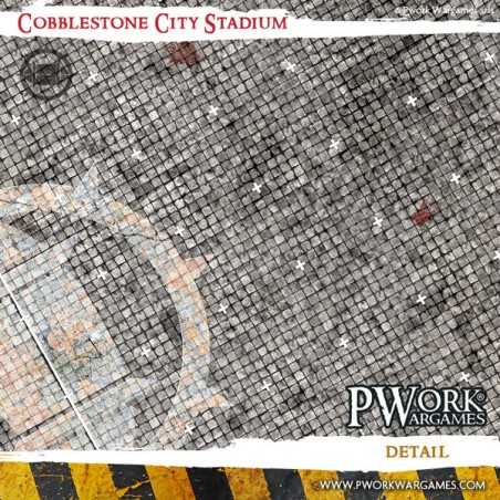Tapis de jeu néoprène Cobblestone Stadium
