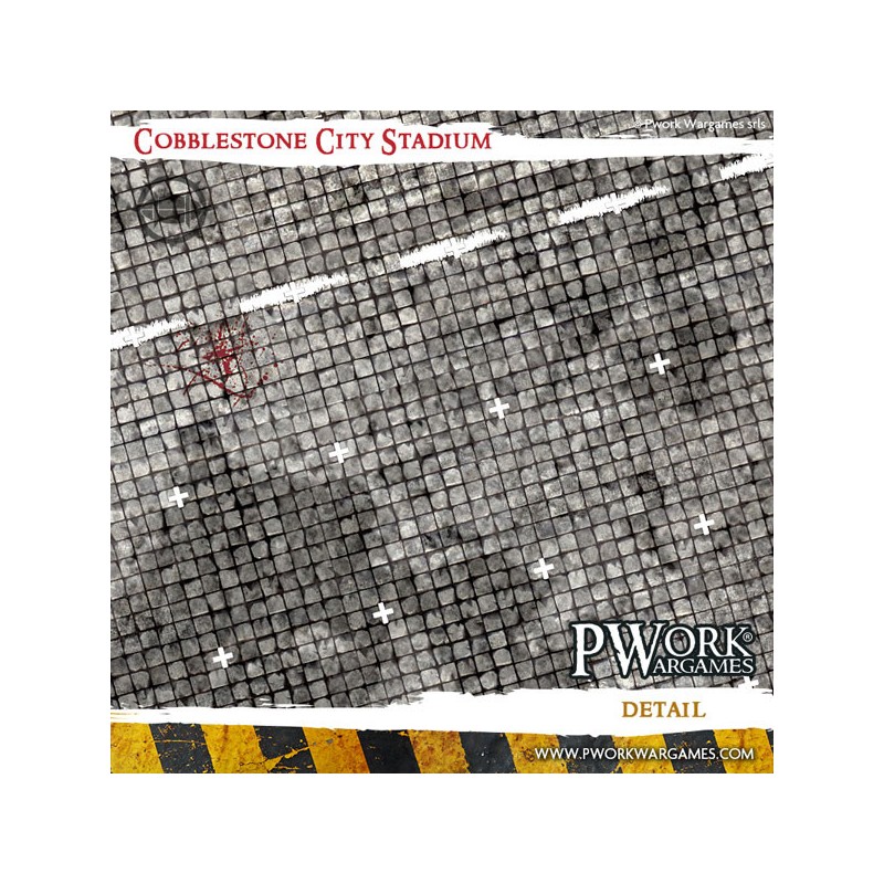 Tapis de jeu néoprène Cobblestone Stadium