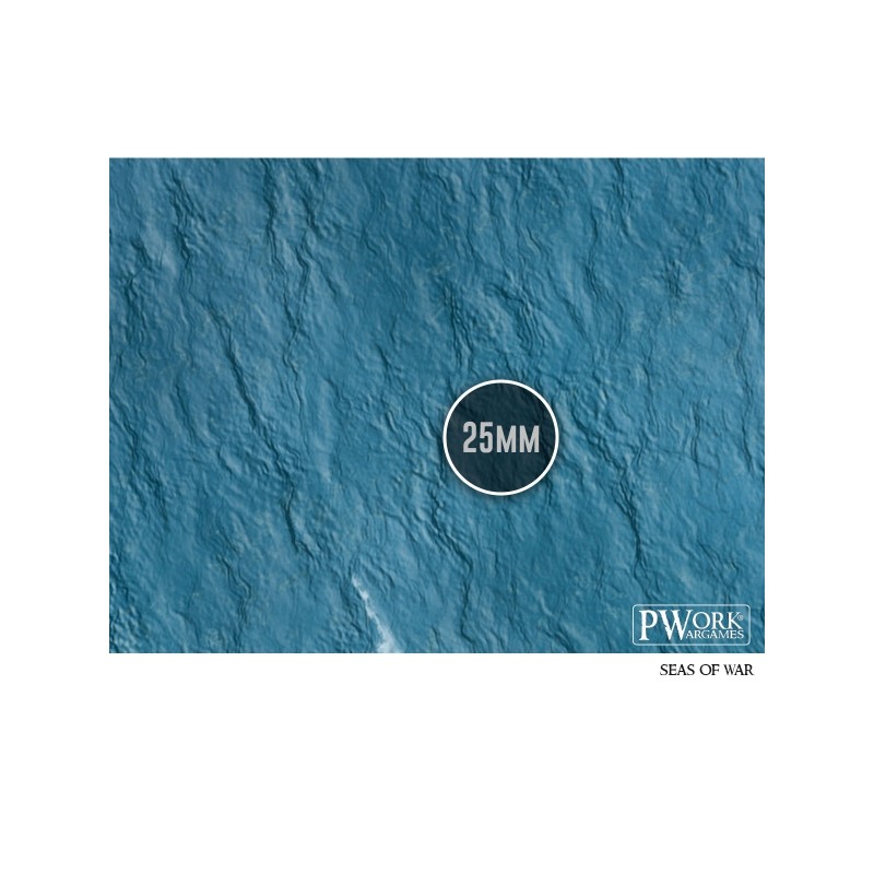 Tapis de jeu néoprène Seas of War 120x120cm