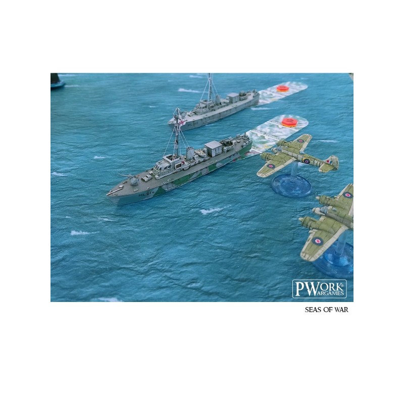 Tapis de jeu néoprène Seas of War 90x90cm
