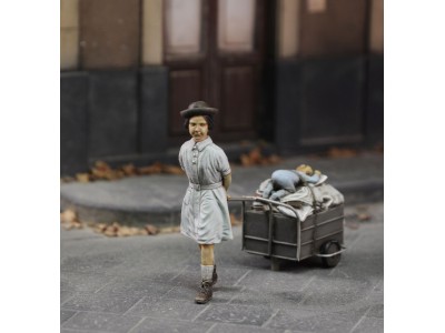 Girl with her stuff 